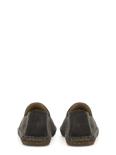 Manebi Espadrille In Suede In Gray
