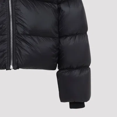 Rick Owens Black Porterville Jumbo Hooded Peter Down Jacket In Black