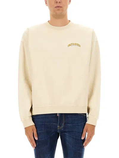Dsquared2 Dsquared Men Sweatshirt With Logo In Neutral