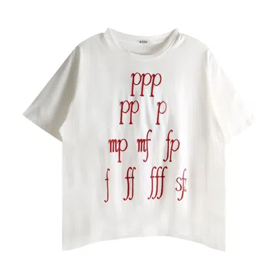 Pre-owned Bode Composer T-shirt 'cream' | Men's Size Xl In White