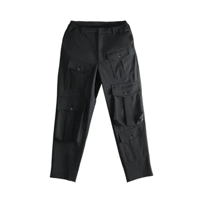Pre-owned Comme Des Garçons Homme Deux Comme Des Garçons Homme Plus Multiple Pockets Pants 'black' | Men's Size L