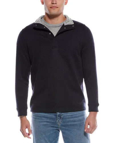 Tailorbyrd Snap Placket Pullover In Blue