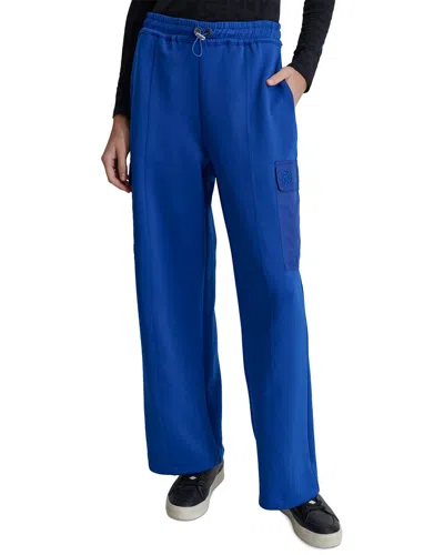 Dkny Pull-on Patch Pant In Blue