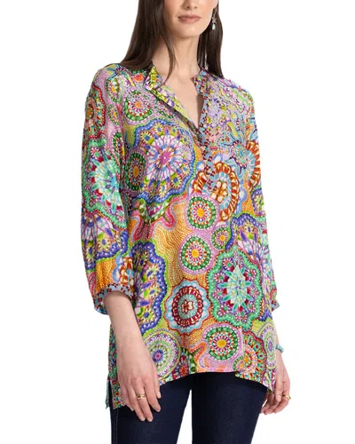 Johnny Was Leena Silk Tunic In Multi