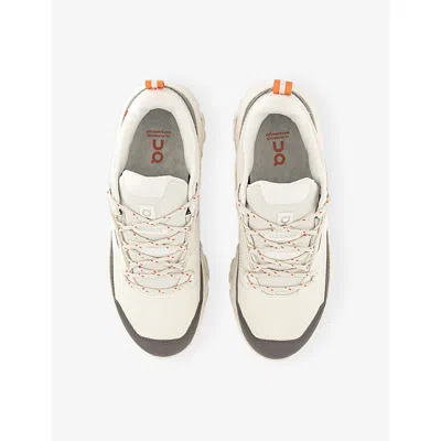 On Womens Ivory F Cloudrock Mesh Trainers In White