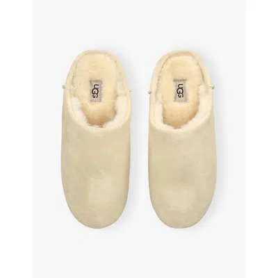 Ugg Cozy Faux Fur Lined Slippers In White