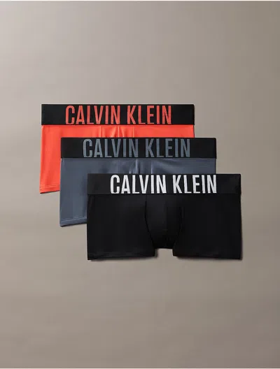 Calvin Klein Men's Intense Power 3-pack Low Rise Trunk In Multi