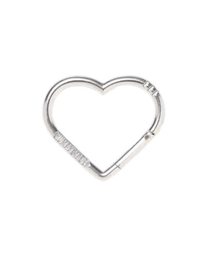 Human Made Heart Carabiner In Metallic
