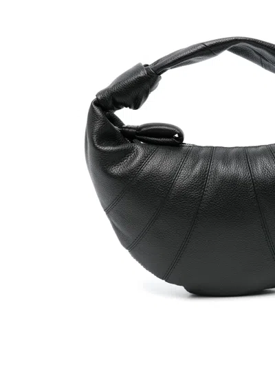 Lemaire Mmini Fortune Croissant Bag Black