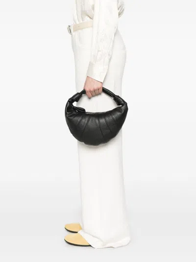 Lemaire Mmini Fortune Croissant Bag Black
