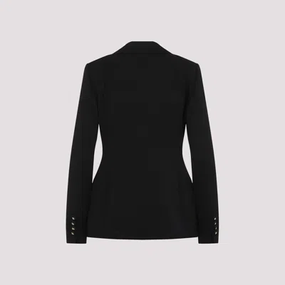 Dolce & Gabbana Single-breasted Wool Blazer In Black
