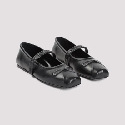 Marni Women's Little Bow Mary Jane Sandals In Black