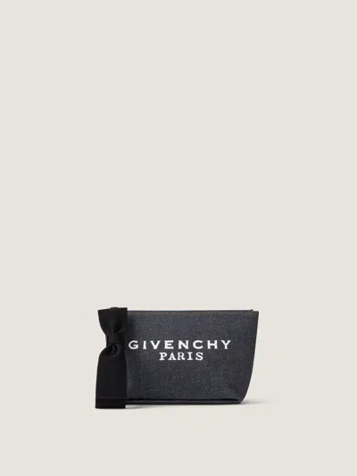Givenchy Pochette  Petit Modèle En Denim Avec Naud