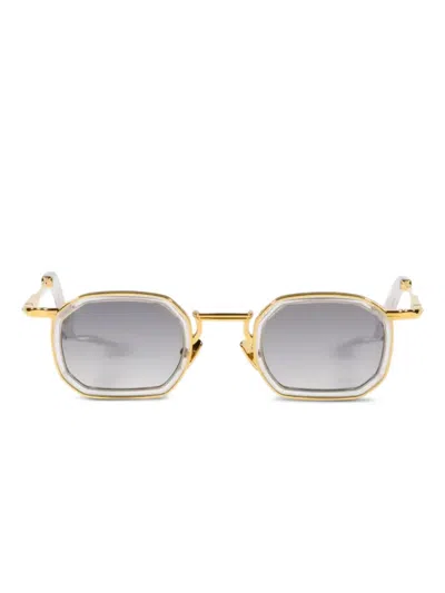 几何镜框太阳眼镜