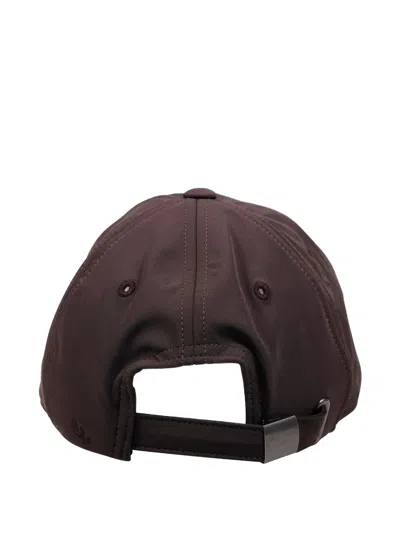 Our Legacy Curved Brim Panelled Design Cap In Gold