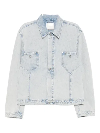 Ymc You Must Create Ymc Loft Panelled Denim Jacket In Blue