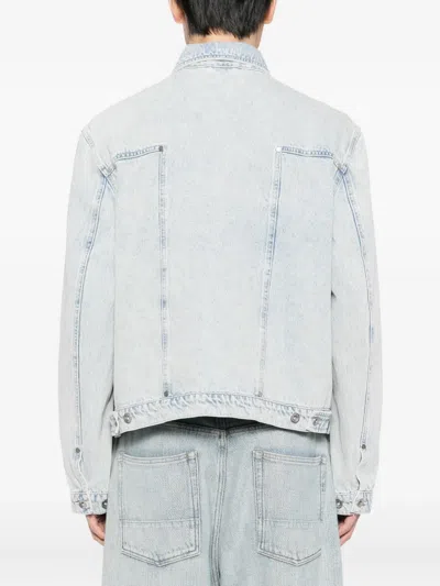 Ymc You Must Create Ymc Loft Panelled Denim Jacket In Blue