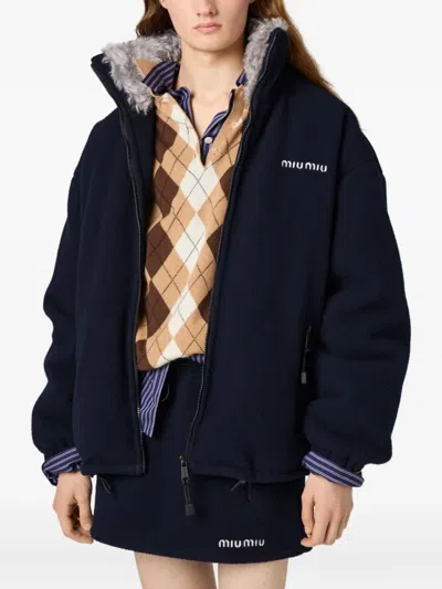 Miu Miu Drawstring Mini Skirt In Black