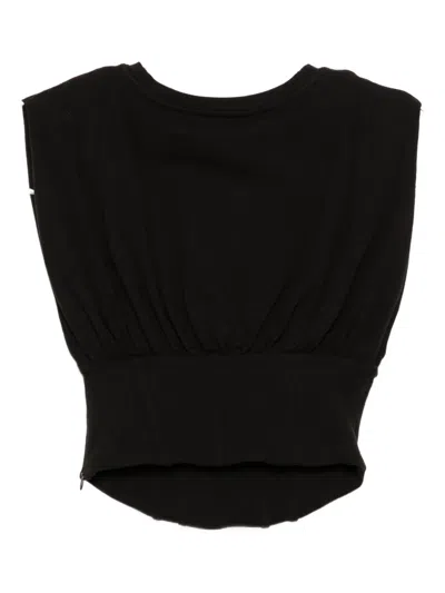 Good American Women's Sleeveless Corset Top, Regular & Plus Size In Black