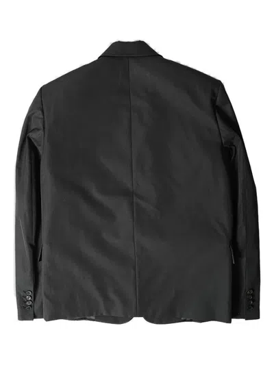 Open Yy Single-breasted Blazer In Black