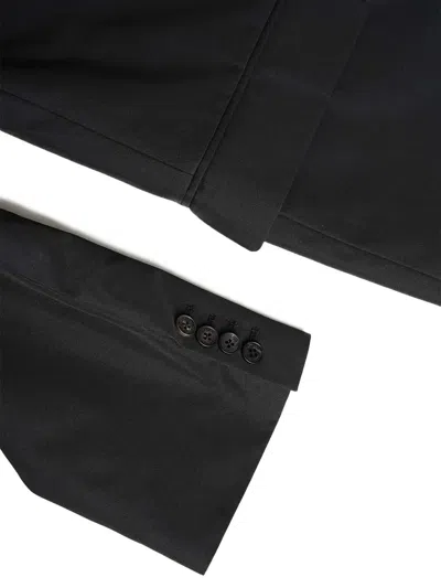 Open Yy Single-breasted Blazer In Black