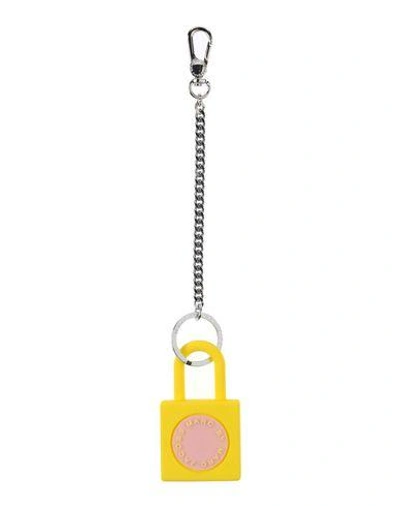 Shop Marc By Marc Jacobs Key Ring In Yellow