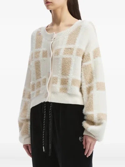 Musium Div. Check-pattern Cardigan In Multi