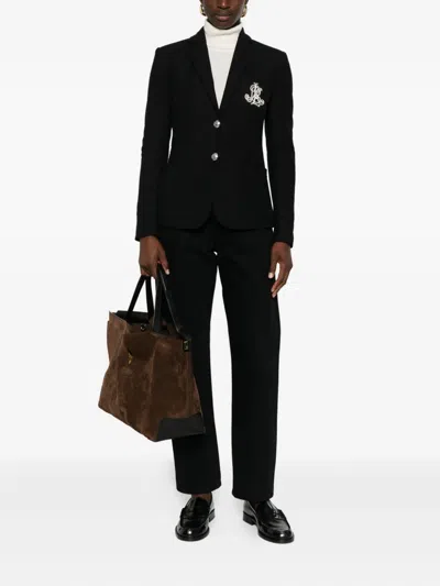 Ralph Lauren Single-breasted Lined Blazer In Blue