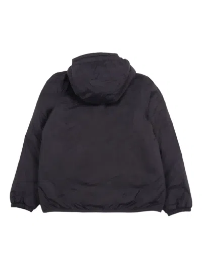 K-way Claude Hooded Padded Jacket In Black