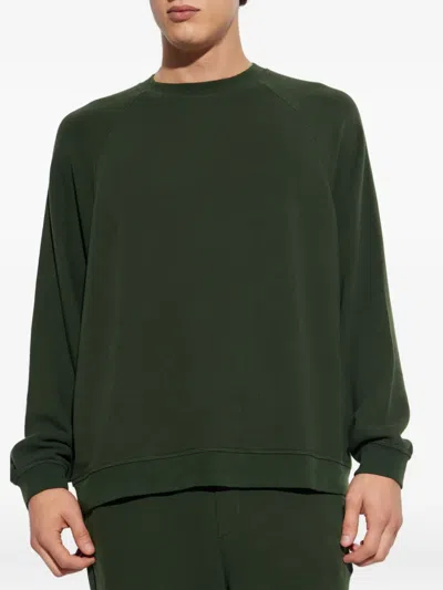 American Vintage Raglan-sleeves Sweatshirt In Green