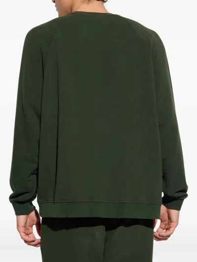 American Vintage Raglan-sleeves Sweatshirt In Green