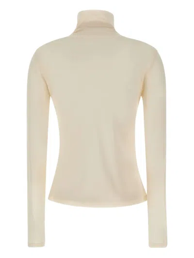 Hugo Boss Boss High-neck Sweater With Long Sleeves In Neutral