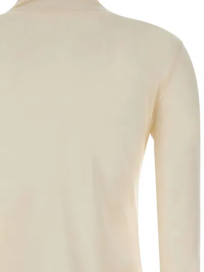 Hugo Boss Boss High-neck Sweater With Long Sleeves In Neutral