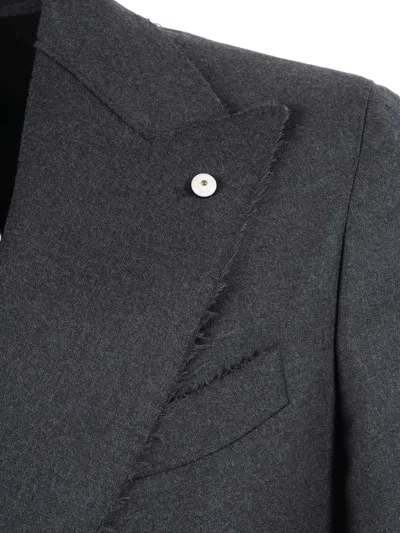 双排扣磨损边西装夹克