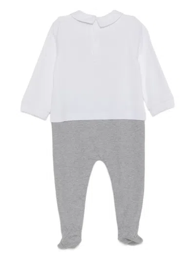 Moschino Logo-embossed Pajama In White