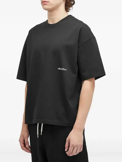 Aboutblank Boxy Logo T-shirt In Black