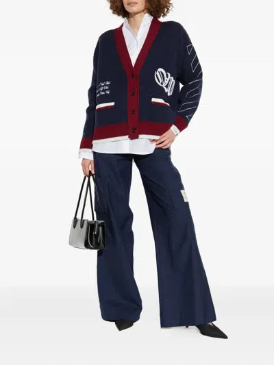 VARSITY 提花开衫