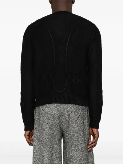 Alexander Mcqueen Viscose Blend Cardigan Featuring Button Detailing In Black