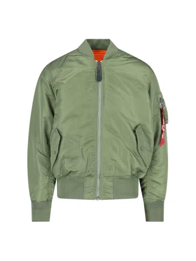 Alpha Industries Men S Ma-1 Tt Two Tone Bomber Jacket Sage In Green