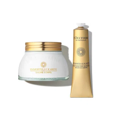 L'occitane - Advanced Immortelle Shea Hands + Body Duo 9.6 In Multi