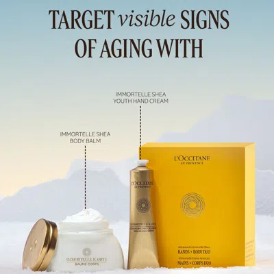 L'occitane - Advanced Immortelle Shea Hands + Body Duo 9.6 In Multi