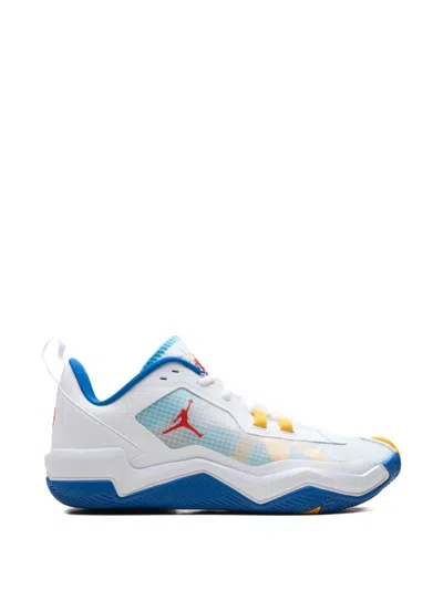 Jordan One Take 4 "lagoon Pulse" Sneakers In White