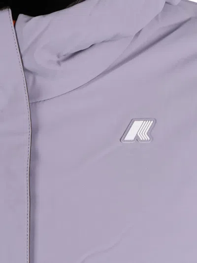 K-way Hooded Double-layer Jacket In Brown