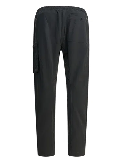 C.p. Company Utility Trousers Featuring Elastic Elements In Black