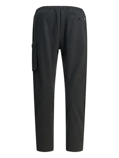 C.p. Company Utility Trousers Featuring Elastic Elements In Black