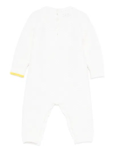 Gensami Pointelle-knit Silk-blend Pajamas In White