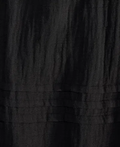 On 34th Women's Cotton Gauze Tiered Midi Skirt, Exclusively At Macy's In Black