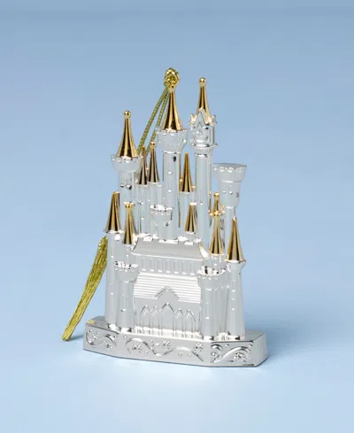Lenox 2025 Cinderella Castle Silverplate Ornament In Silver