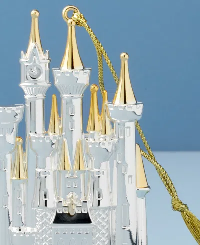 Lenox 2025 Cinderella Castle Silverplate Ornament In Silver