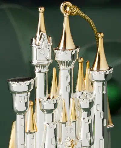 Lenox 2025 Cinderella Castle Silverplate Ornament In Silver